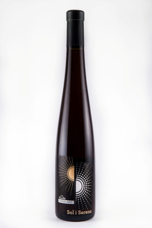 Fotografia de la botella Sol i Serena.