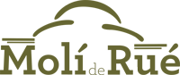 Logotip Molí de Rué a una tinta.